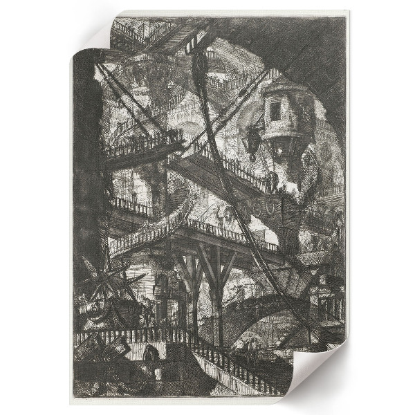 Plakat premium Most zwodzony