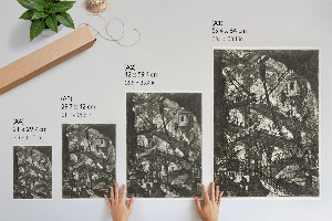 Plakat premium Most zwodzony