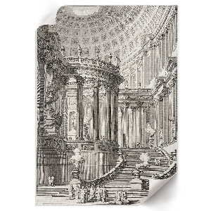Grafika na ścianę Starożytna świątynia