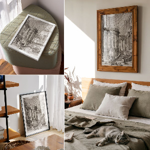 Grafika na ścianę Starożytna świątynia