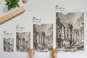 Grafika na ścianę Starożytna świątynia