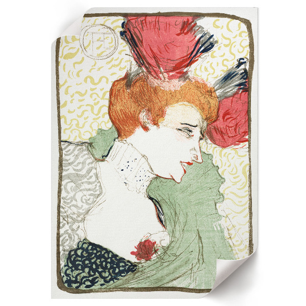 Dekoracyjny plakat ścienny Popiersie panny Lender