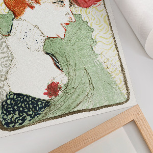 Dekoracyjny plakat ścienny Popiersie panny Lender