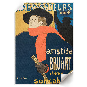 Grafika na ścianę Aristide Bruant