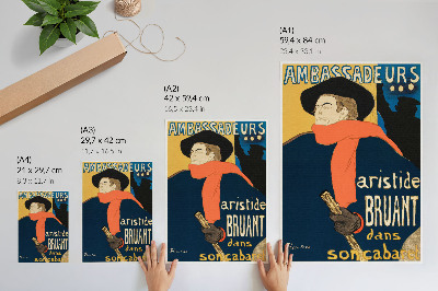 Grafika na ścianę Aristide Bruant