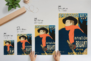 Grafika na ścianę Aristide Bruant