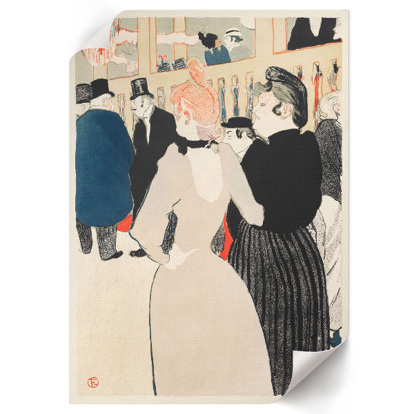 Dekoracyjny plakat ścienny W Moulin Rouge