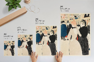 Dekoracyjny plakat ścienny W Moulin Rouge