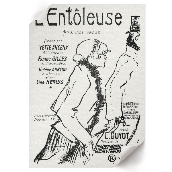 Plakat premium Biedny wędrowiec