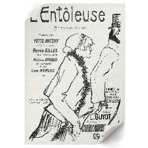 Plakat premium Biedny wędrowiec