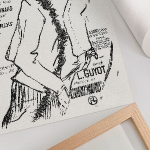 Plakat premium Biedny wędrowiec