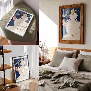 Dekoracyjny plakat ścienny May Milton