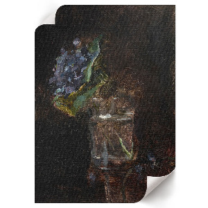 Grafika na ścianę Bukiet fiołków