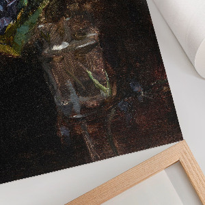 Grafika na ścianę Bukiet fiołków