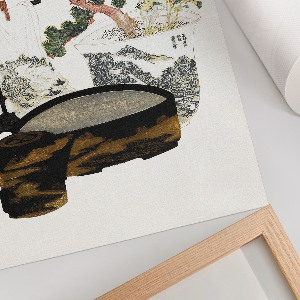 Dekoracyjny plakat ścienny Stolik herbaciany