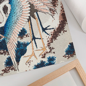 Wydruk na płótnie Żurawie na drzewie