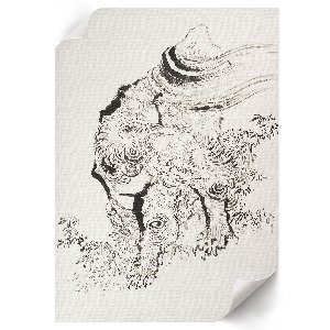 Dekoracyjny plakat ścienny Japoński tygrys