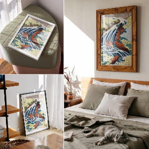 Plakat premium Wodospady Yoshitsune