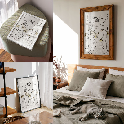 Plakat premium Zapaśnicy sumo