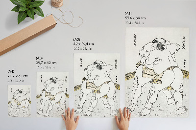 Plakat premium Zapaśnicy sumo