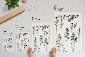 Wydruk na płótnie Sosny