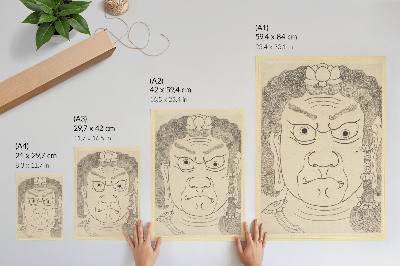 Plakat premium Maska Fudō Myōō