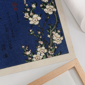 Dekoracyjny plakat ścienny Rudzik na gałęzi