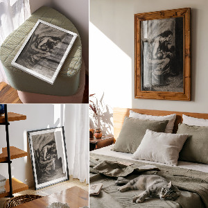 Plakat premium Matka z dzieckiem