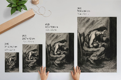 Plakat premium Matka z dzieckiem