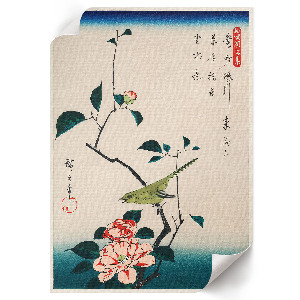 Dekoracyjny plakat ścienny Kamelia i słowik