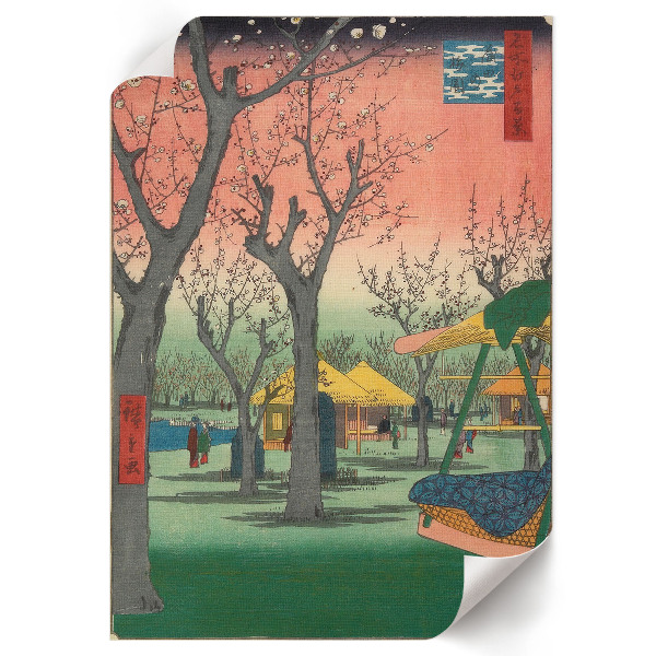 Wydruk na płótnie Ogród śliwkowy