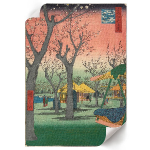 Wydruk na płótnie Ogród śliwkowy