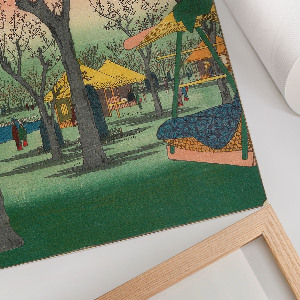 Wydruk na płótnie Ogród śliwkowy