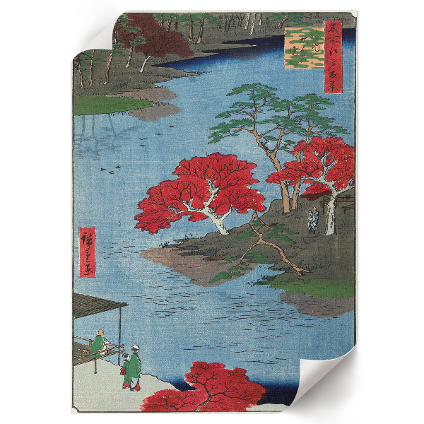 Plakat premium Jesień w świątyni