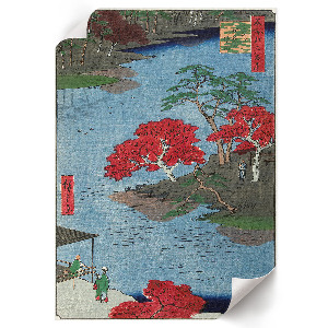 Plakat premium Jesień w świątyni