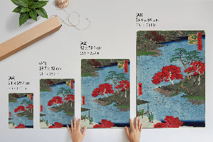 Plakat premium Jesień w świątyni