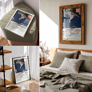 Grafika na ścianę Japoński jastrząb