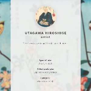 Plakat premium Japonka