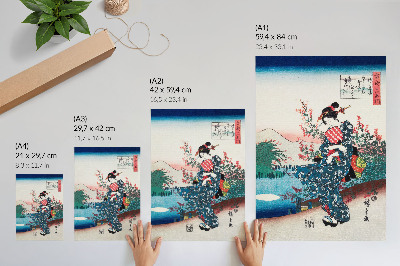 Plakat premium Japonka