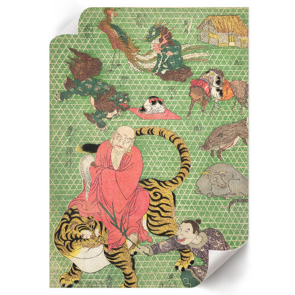 Grafika na ścianę Praca koszykarska