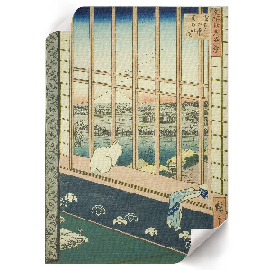 Plakat premium Pola ryżowe Asakusa