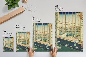 Plakat premium Pola ryżowe Asakusa