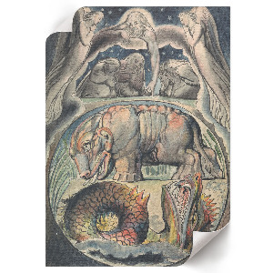 Plakat premium Behemoth i Lewiatan