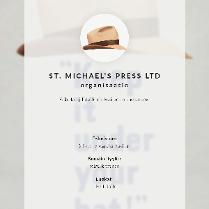 Wydruk na płótnie Trzymaj to pod kapeluszem