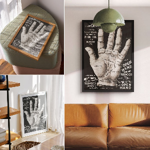 Plakat premium Otwarta dłoń