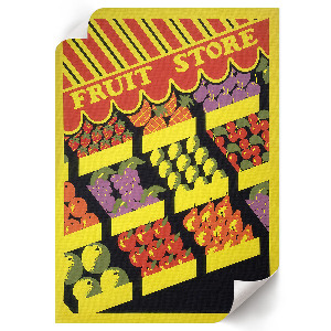 Dekoracyjny plakat ścienny Sklep z owocami