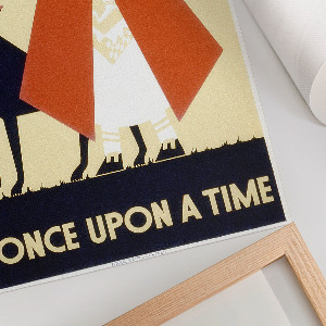 Wydruk na płótnie Dawno, dawno temu