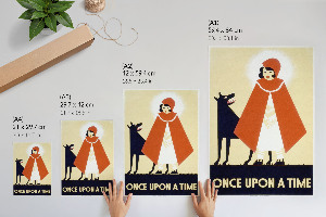 Wydruk na płótnie Dawno, dawno temu