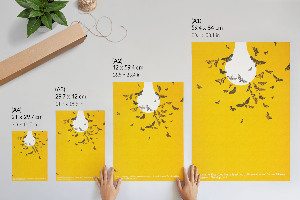 Plakat premium Plakat z żarówką