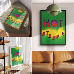 Dekoracyjny plakat ścienny Gorący towar